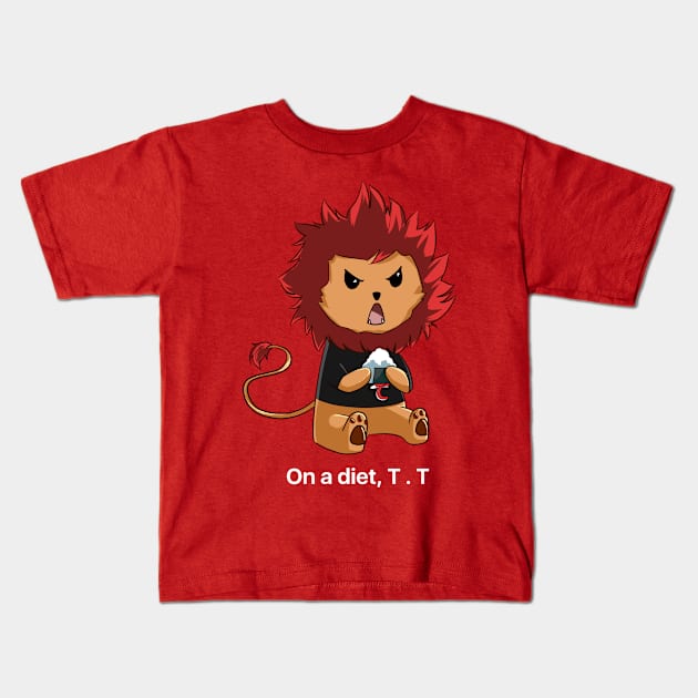 On a diet, T.T Kids T-Shirt by usagineer